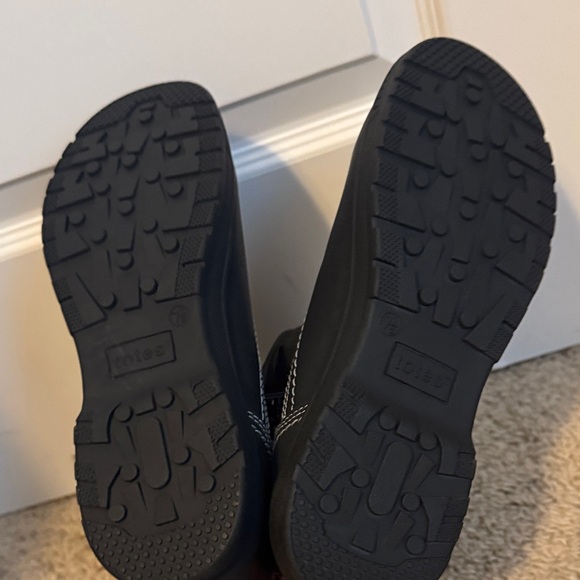 Totes Black Womens Snow Boots NWT Sz 7.5 - Picture 5 of 6